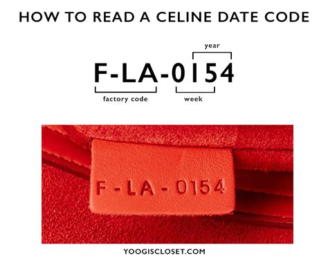 celine date code|celine ava bag date code.